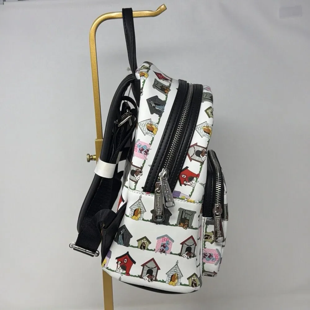 Disney Loungefly Lady & The Tramp Dogs Houses Mini Backpack NWT WDBK1305
